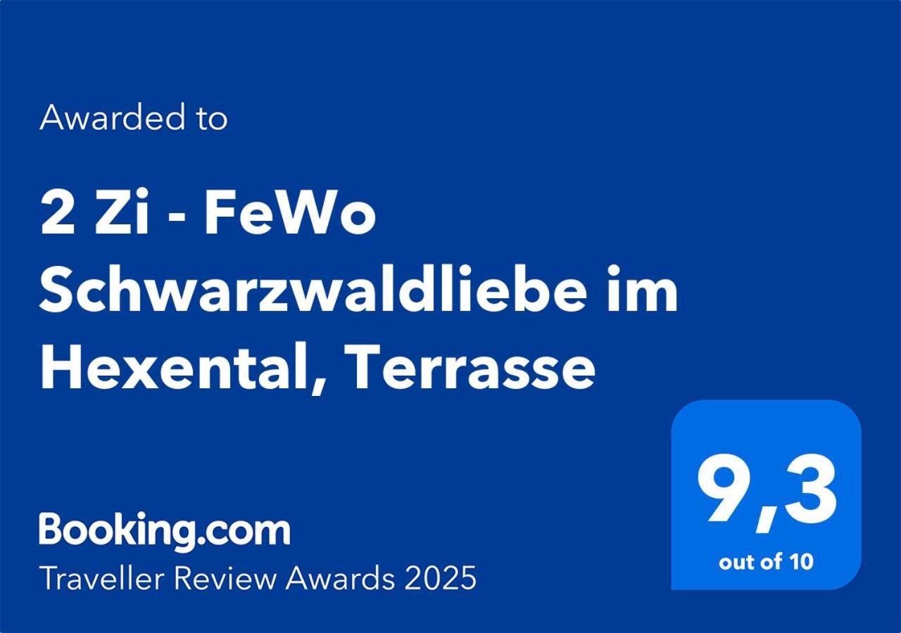 2 Zi - Fewo Schwarzwaldliebe Im Hexental, Terrasse Bollschweil 外观 照片